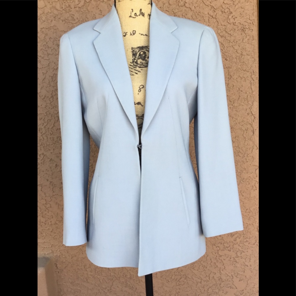 Authentic Giorgio Armani Borgonuovo 21 Blue Blazer